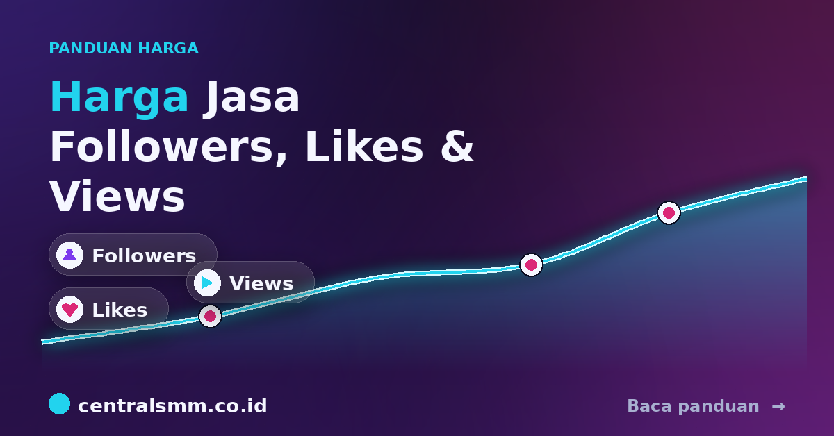 Berapa Harga Jasa Followers, Likes - Views? Ini Rinciannya