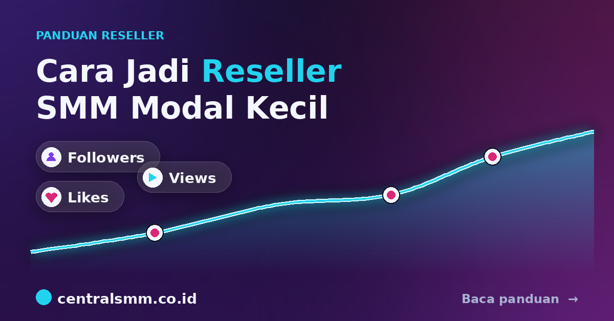 Cara Jadi Reseller SMM Modal Kecil untuk Pemula (2026)